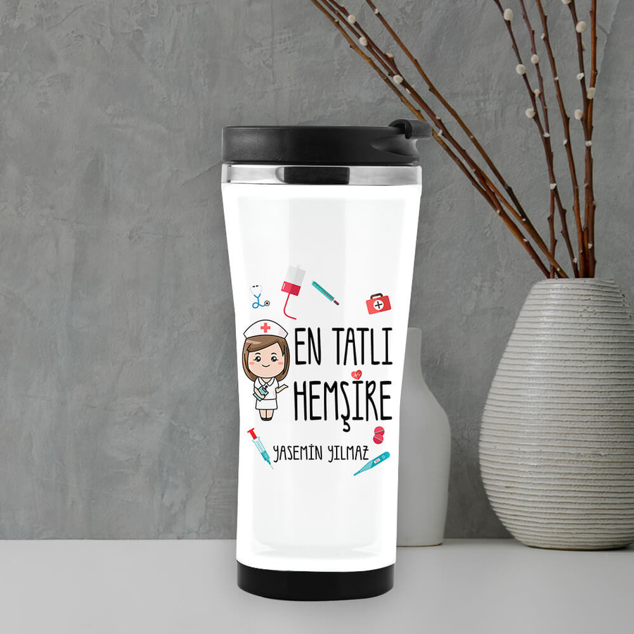 En Tatlı Hemşire İsme Özel Mug - Hediyesec