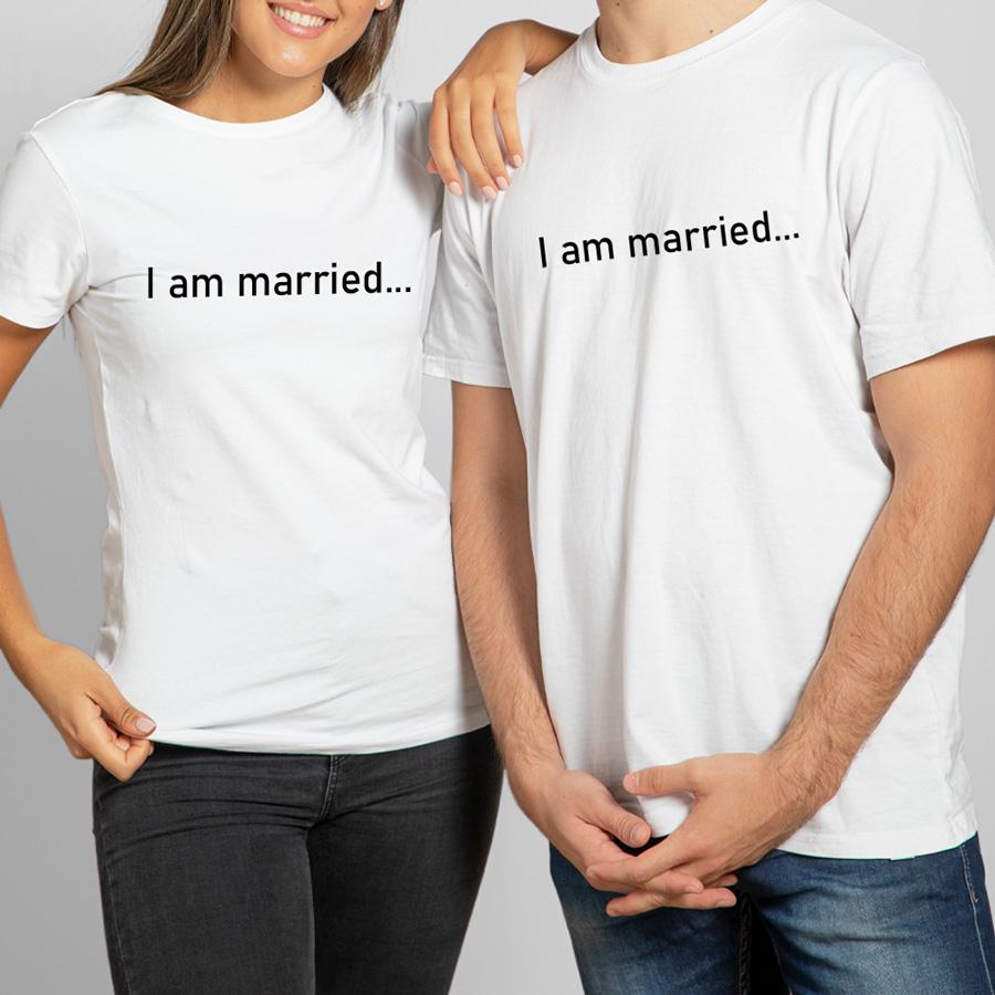 Hediyesec - Evli Çiftlere Özel Tasarımlı Tişört