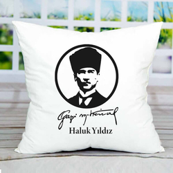 İsme Özel Atatürk Yastık 