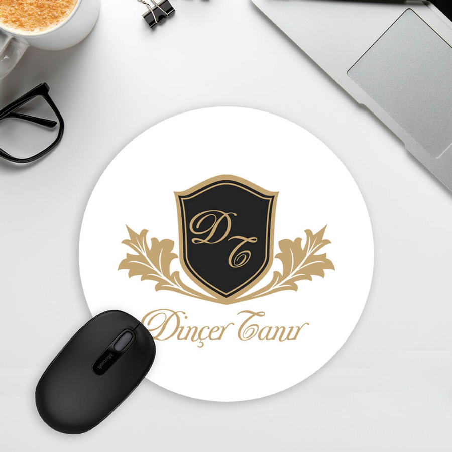 İsme Özel Çerçeve Tasarım Oval Mousepad - 1