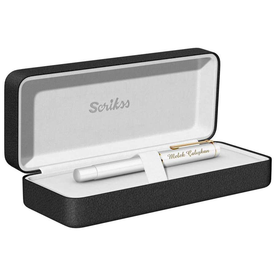 Scrikss - İsme Özel Scrikss 419 Dolmakalem Beyaz