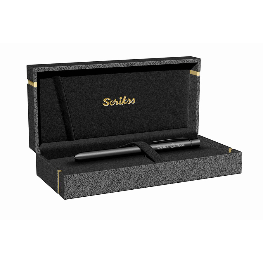 Scrikss - İsme Özel Scrikss Multifonksiyon Kalem 0,5mm Trio 93 Mat Siyah