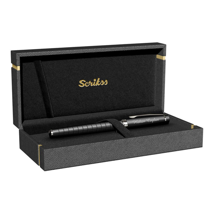 Scrikss - İsme Özel Scrikss Roller Kalem Honour 38 Mat Siyah