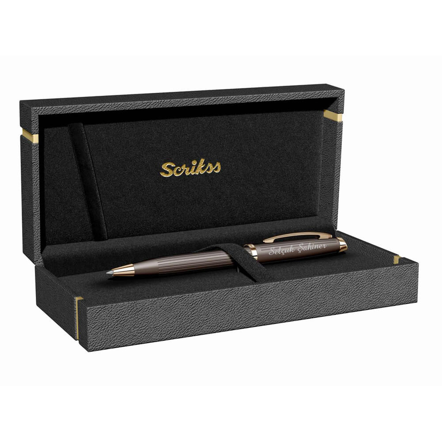 Scrikss - İsme Özel Scrikss Tükenmezkalem Oscar 39 Rose Gold