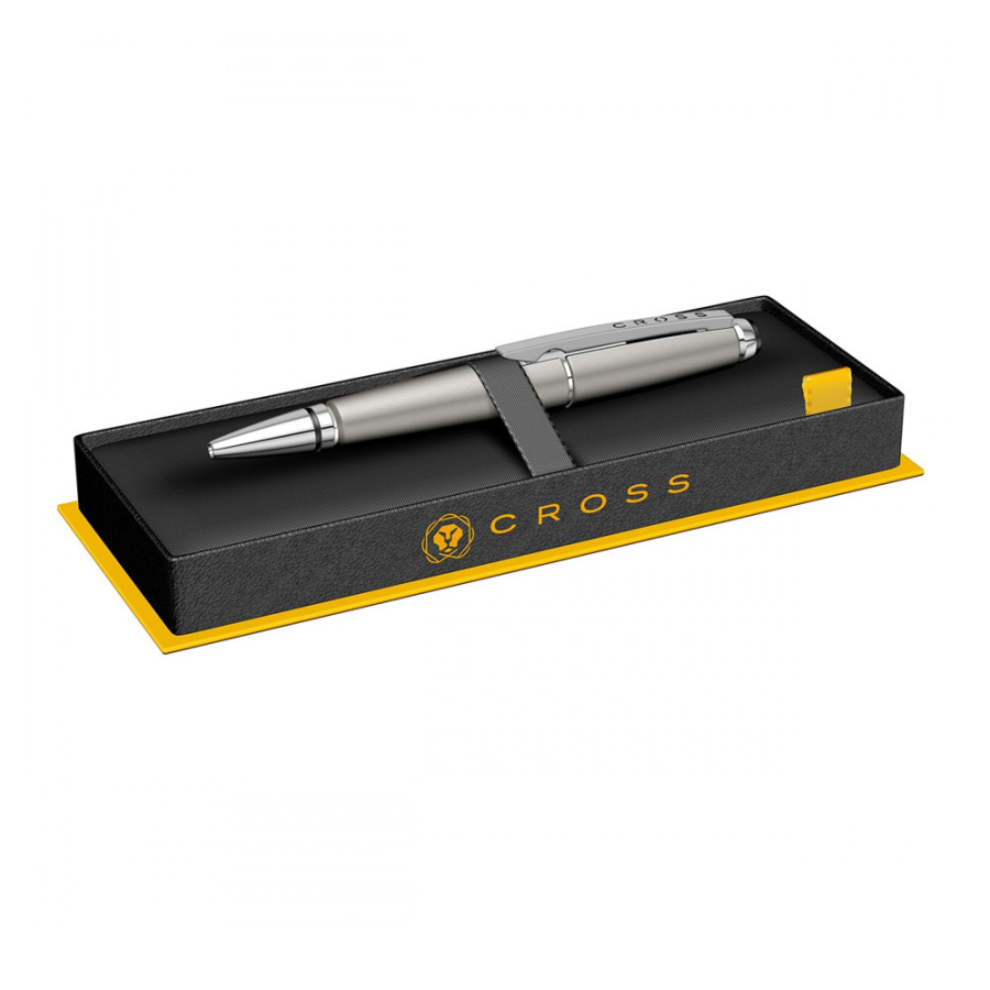 Kişiye Özel Cross Edge Roller Kalem Titanium Krom AT0555-5 - Cross (1)