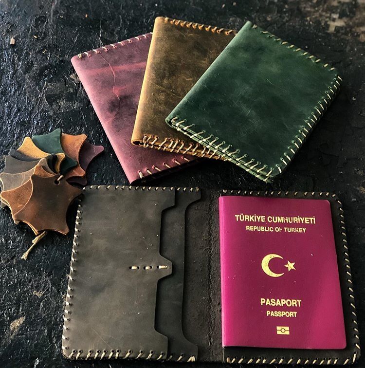 Hediyesec - Deri Pasaport Cüzdan