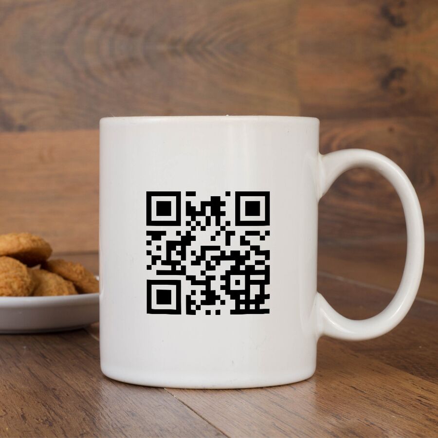 Kişiye Özel Karekod QR Code Kupa Bardak - Hediyesec