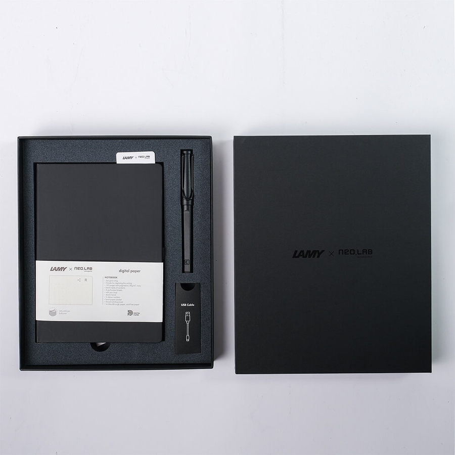 Kişiye Özel LAMY Safari Ncode Akıllı Yazım Seti All Black LAMY-NCODE