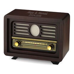 Hediyesec - Kişiye Özel Nostaljik Ahşap Radyo Üsküdar