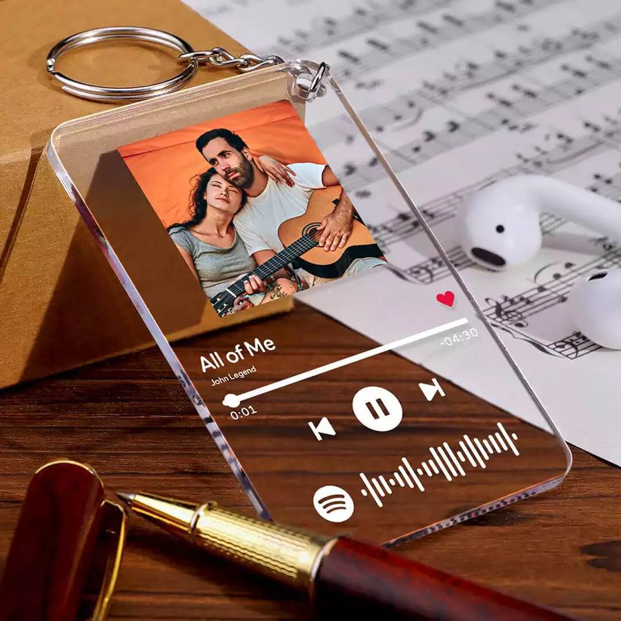 Hediyesec - Kişiye Özel Resim ve Spotify Tasarımlı Anahtarlık