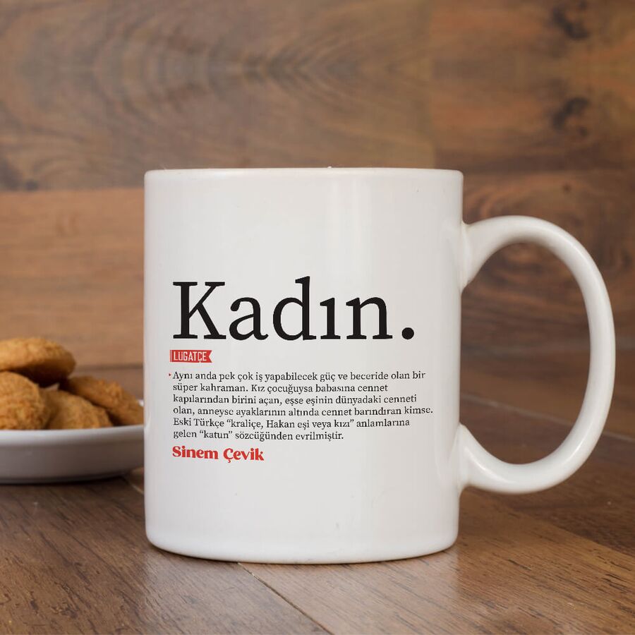 Hediyesec - Lügatçe Kadın İsme Özel Kupa