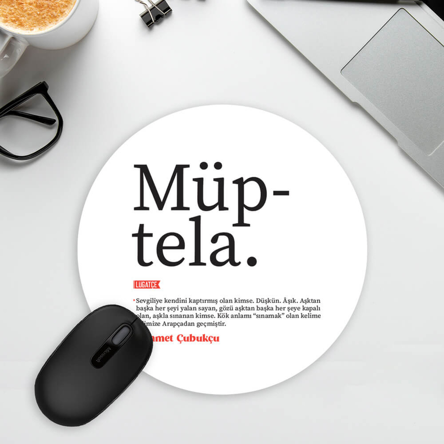 Lügatçe Müptela İsme Özel Mousepad - Hediyesec