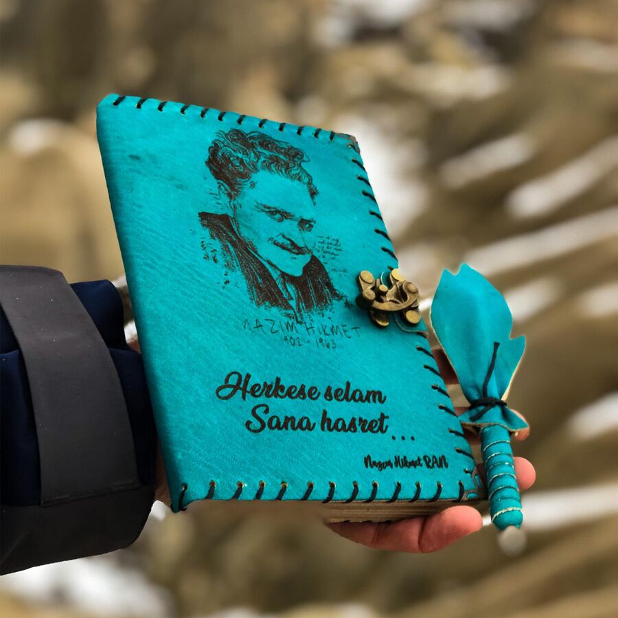 Nazım Hikmet Hayranlarına Özel Deri Defter - 1