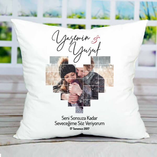 Hediyesec - Sonsuz Aşkımız Sevgiliye Hediye Yastık
