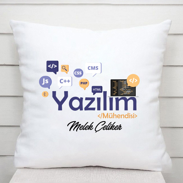 Yazılım Mühendisine Hediye Yastık - Hediyesec