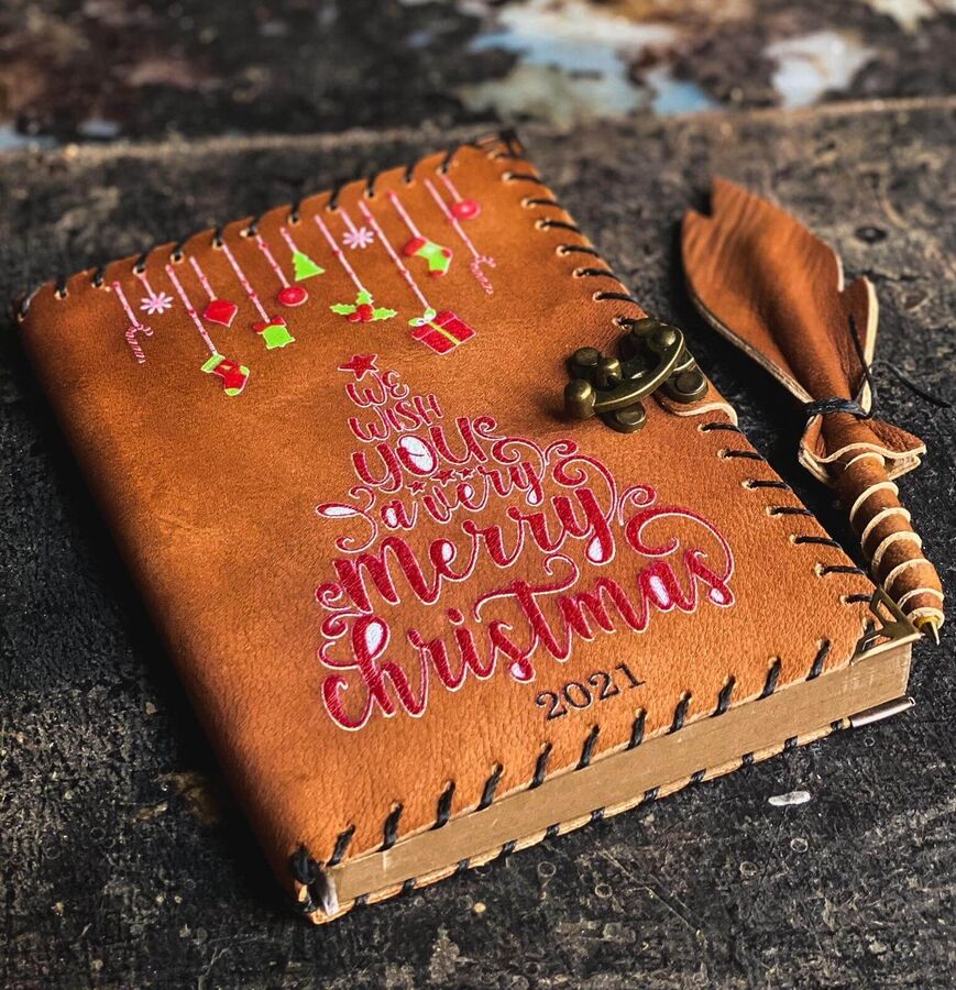 Yeni Yıla Özel Deri Defter - Hediyesec